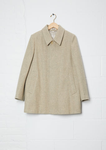 Shetland Wool Half Coat