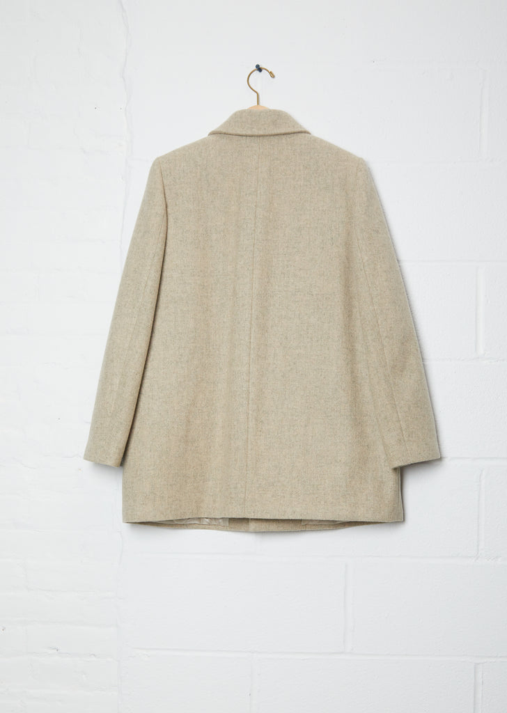 Shetland Wool Half Coat