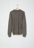 Brushed Mohair V-Neck Knit
