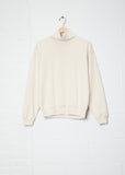 Mock Neck Sweat Shirt — Light Pink