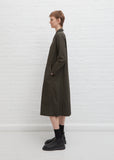 Linen & Wool Miney Dress — Kaki