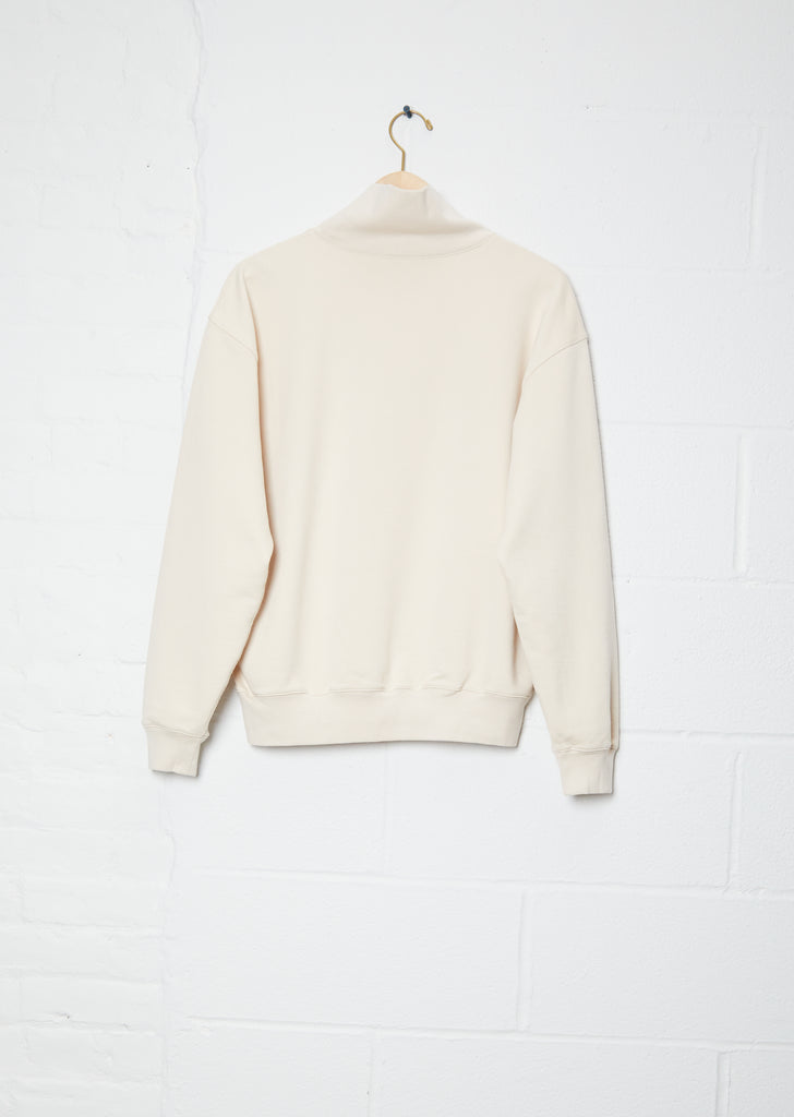 Mock Neck Sweat Shirt — Light Pink