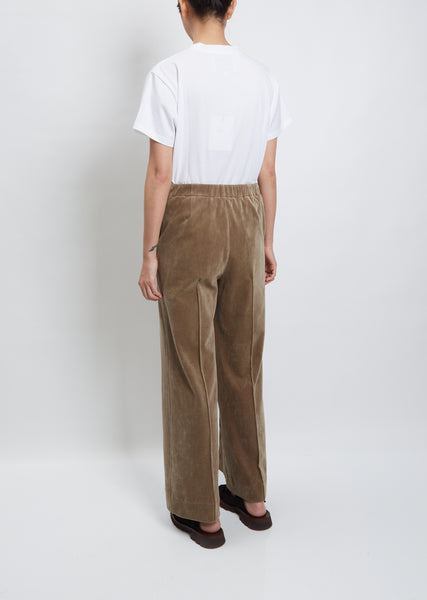 Auralee - Organic Cotton Velour Pants – La Garçonne