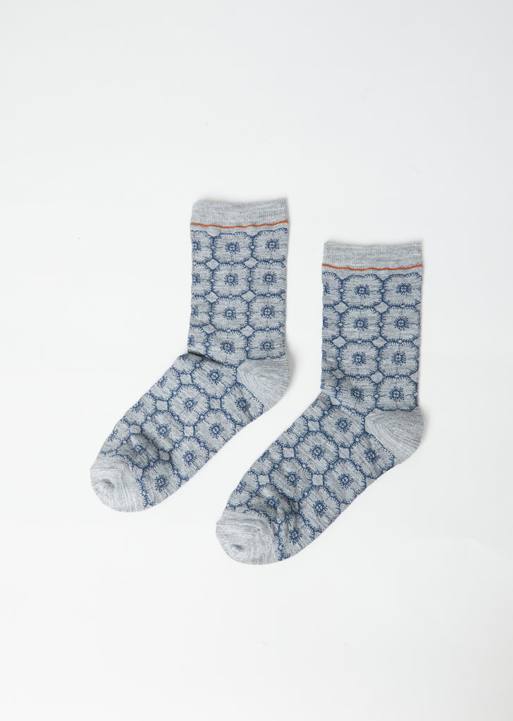 Anemone Socks — Gray