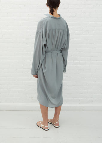 Silk Shirt Dress