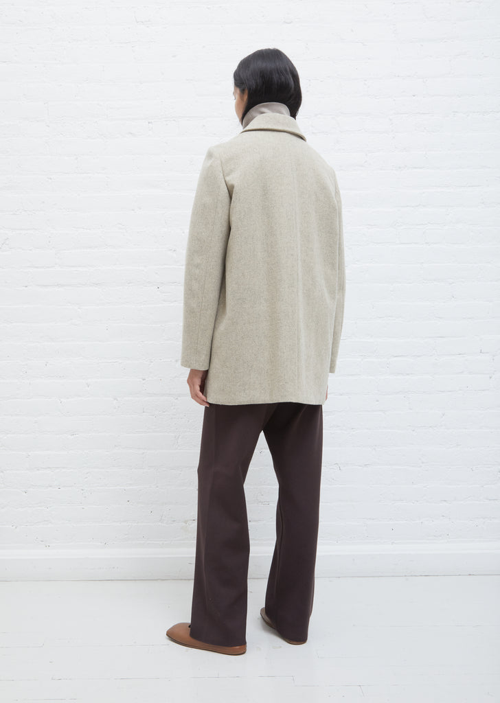 Shetland Wool Half Coat