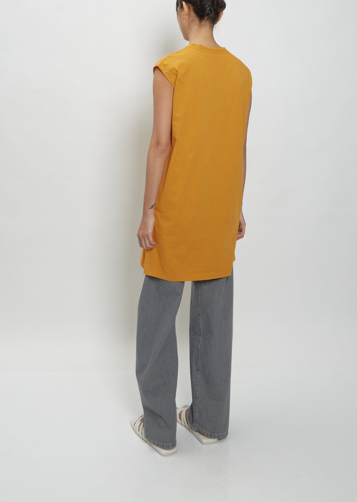 Sleeveless Tunique — Burnt Orange