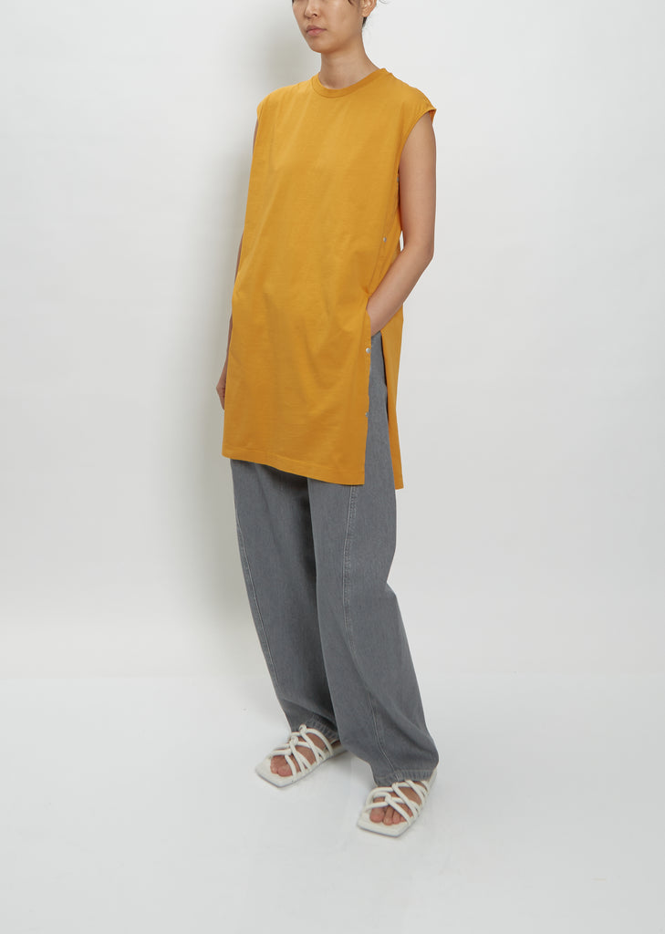 Sleeveless Tunique — Burnt Orange