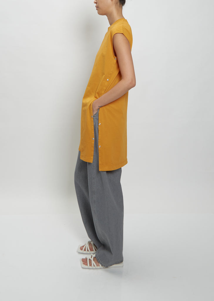 Sleeveless Tunique — Burnt Orange