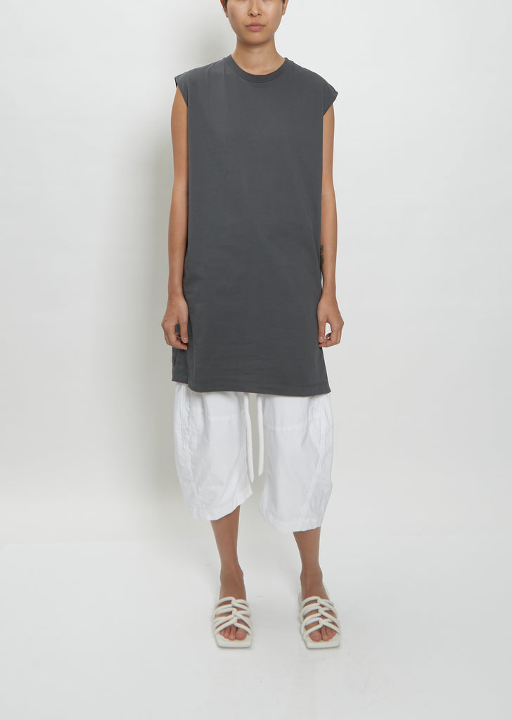 Sleeveless Tunique — Charcoal