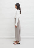Wrap Front Trousers — Grey