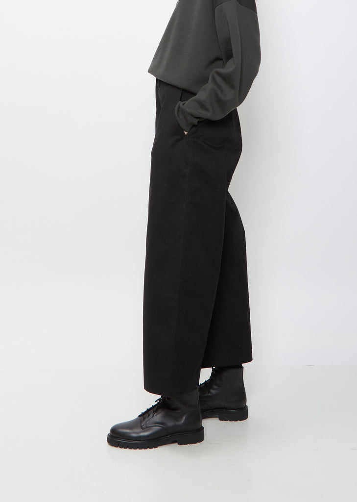 Asher Cotton Pant — Black
