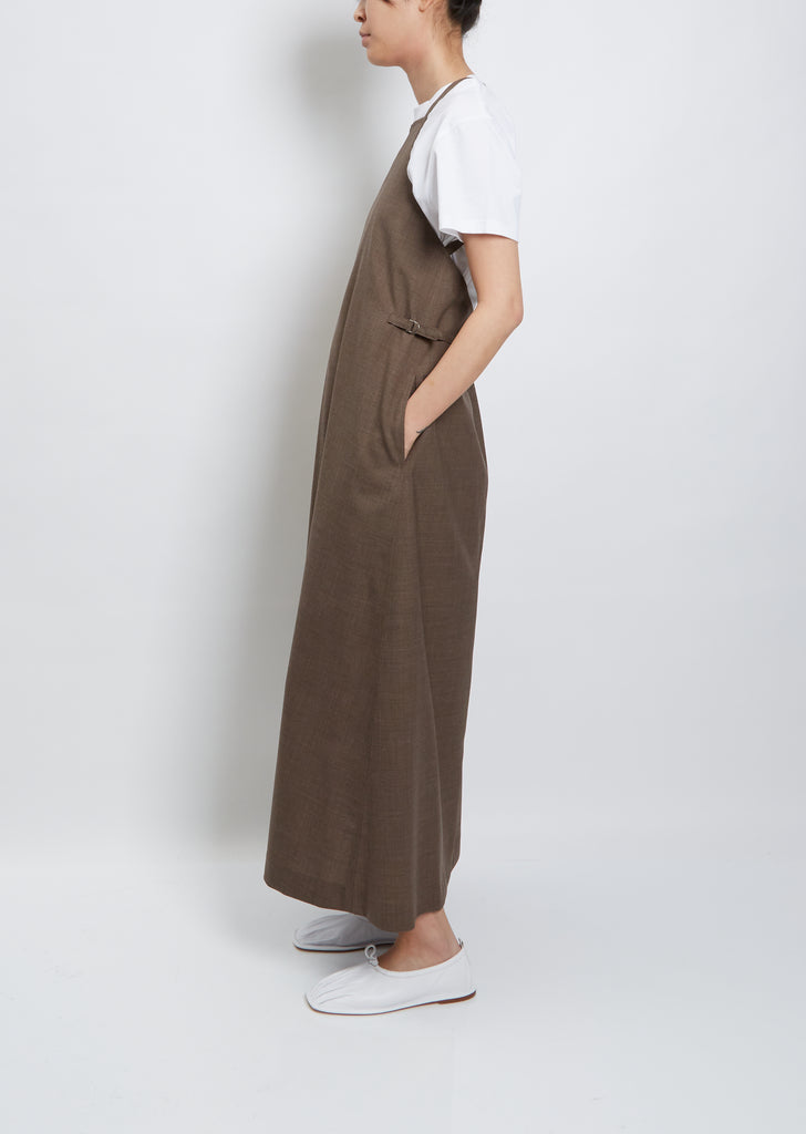 Tropical Wool One Piece Dress