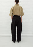 Dordoni Cotton Pants — Black
