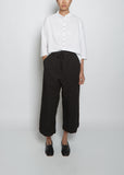 Wide & Short Trousers CC — Black