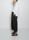 Wide & Short Trousers CC — Black