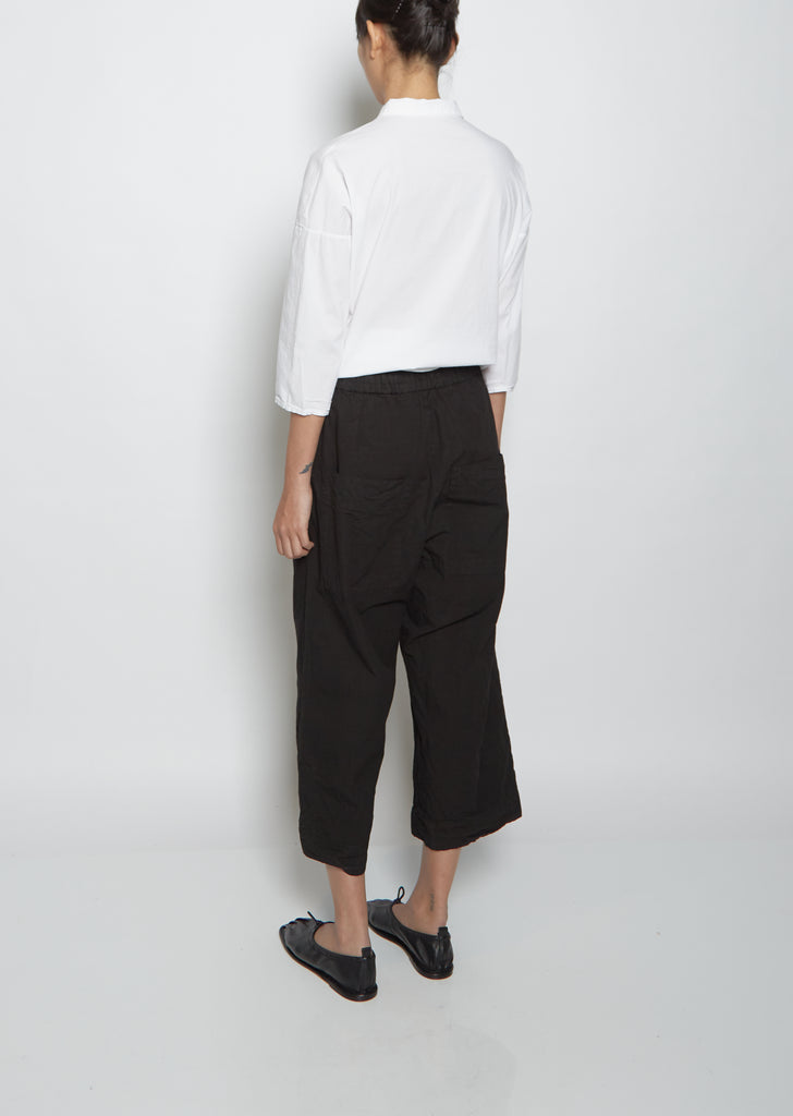 Wide & Short Trousers CC — Black