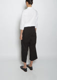Wide & Short Trousers CC — Black