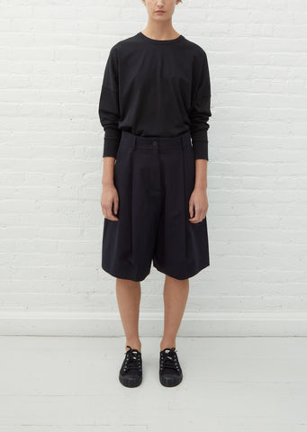 Sisto Cotton Shorts — Dark Navy