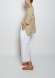 Wide & Short Trousers TC — White