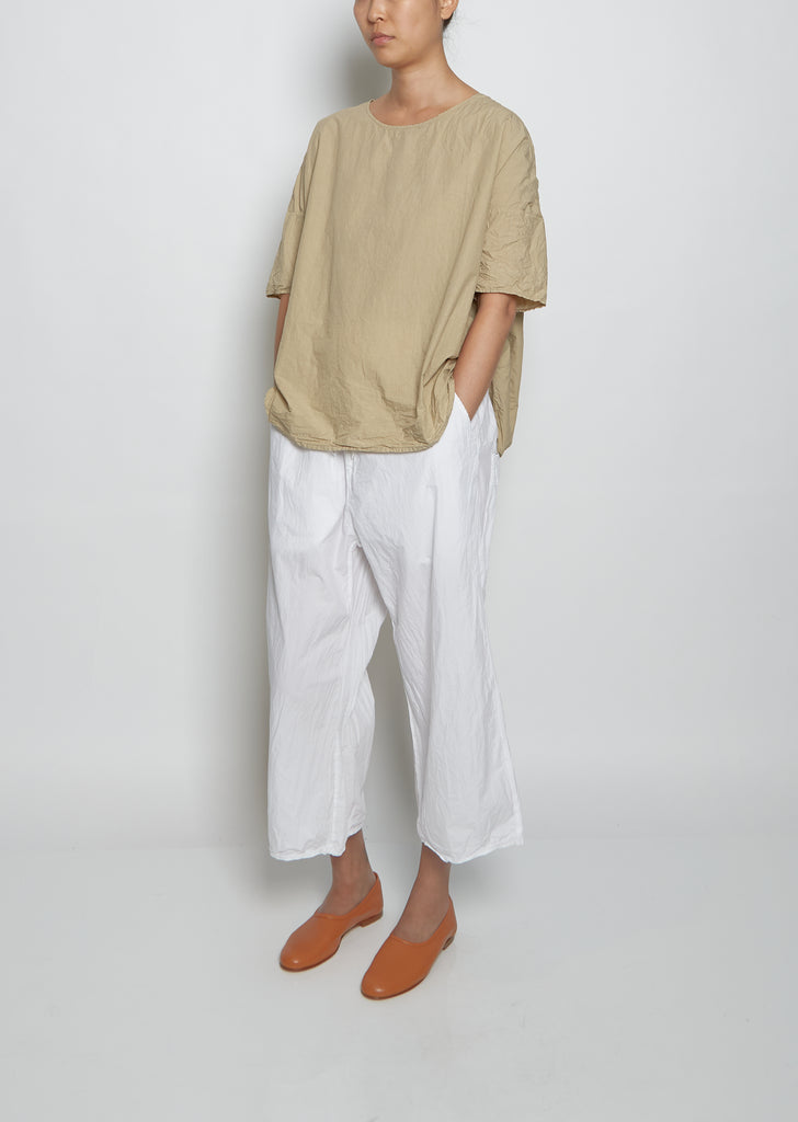 Wide & Short Trousers TC — White