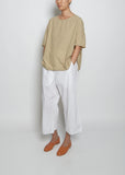 Wide & Short Trousers TC — White