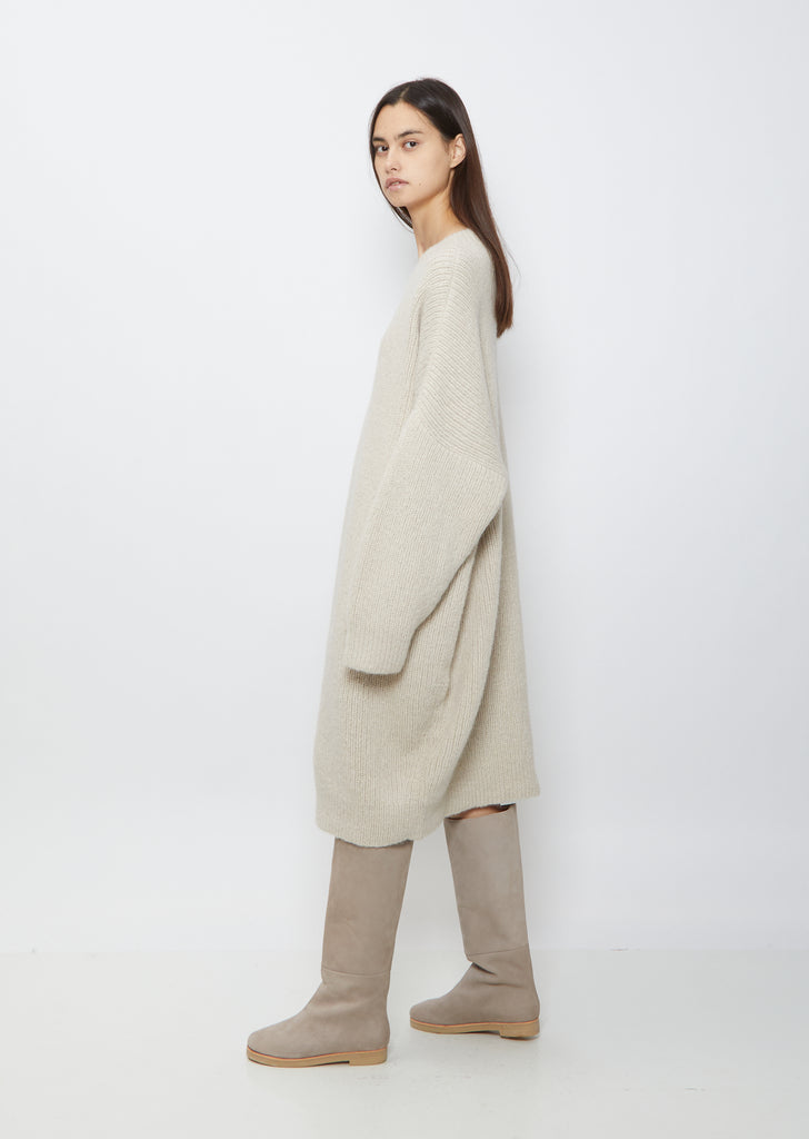 Tall Lined Boot — Gris