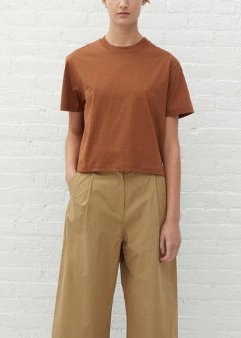 Marine Perfect Cotton Tee — Truffle