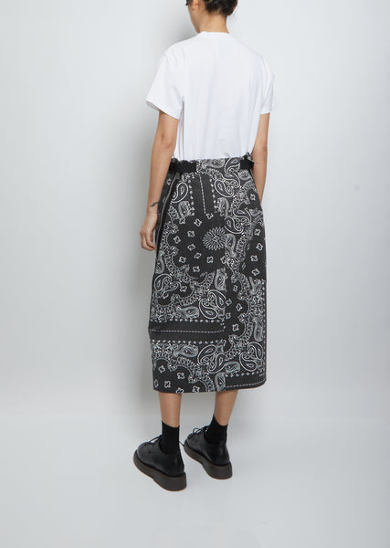 Bandana Print Skirt – La Garçonne