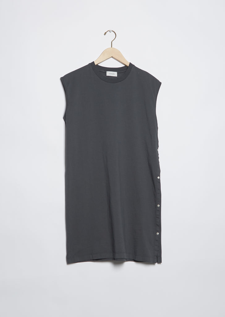Sleeveless Tunique — Charcoal