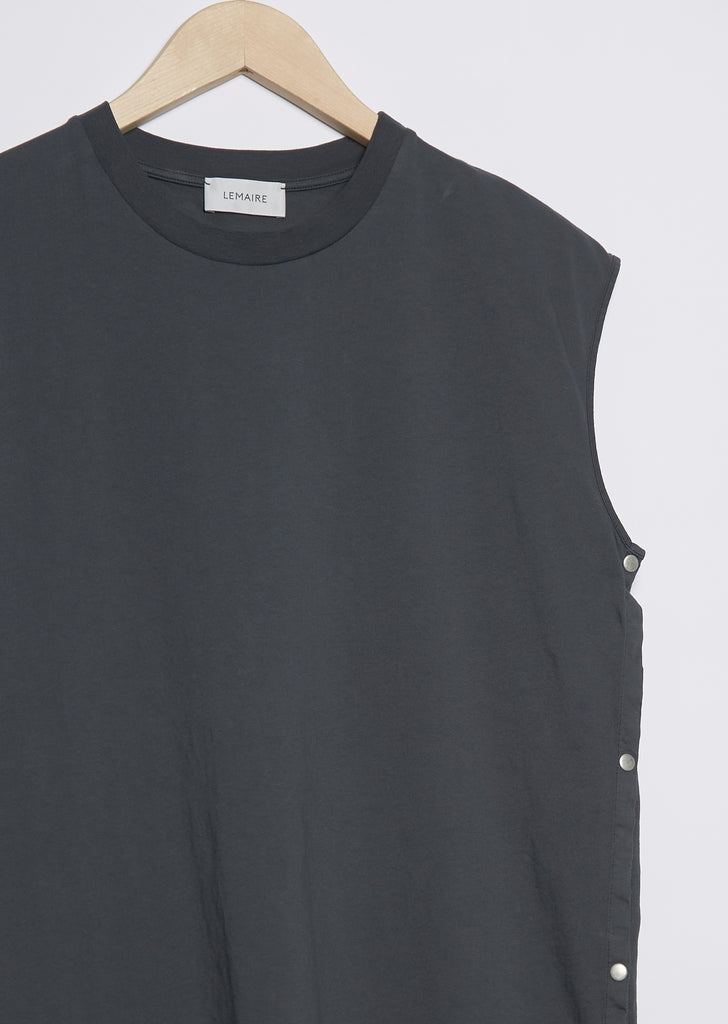 Sleeveless Tunique — Charcoal
