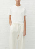 Marine Perfect Cotton Tee — Optic White