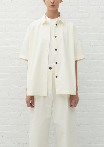 Piero Cotton Shirt — Milk