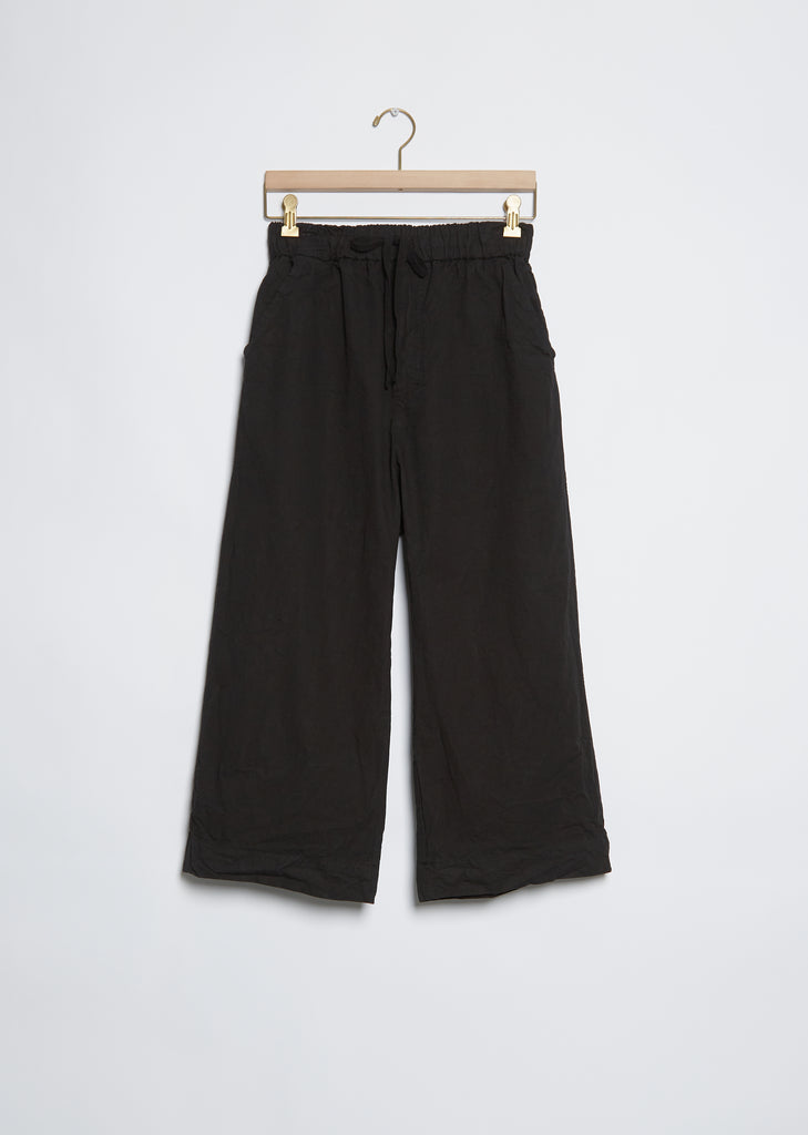 Wide & Short Trousers CC — Black