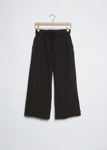Wide & Short Trousers CC — Black
