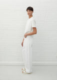 Ruthe Cotton Jean — White