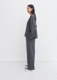 Toulouse Cotton Fleece Sweatshirt — Anthracite Melange
