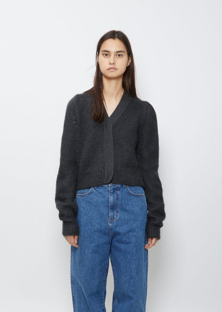 Grandma Cardigan — Dark Grey