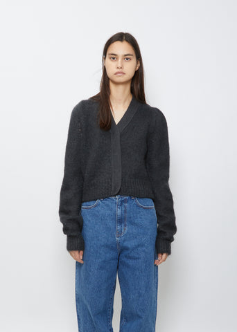 Grandma Cardigan — Dark Grey