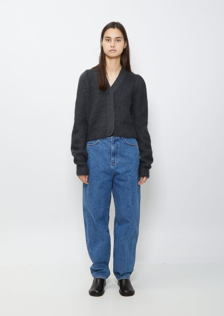 Grandma Cardigan — Dark Grey