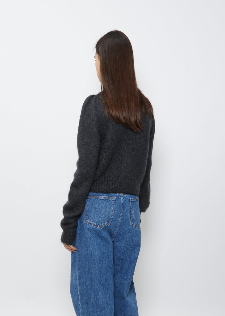 Grandma Cardigan — Dark Grey