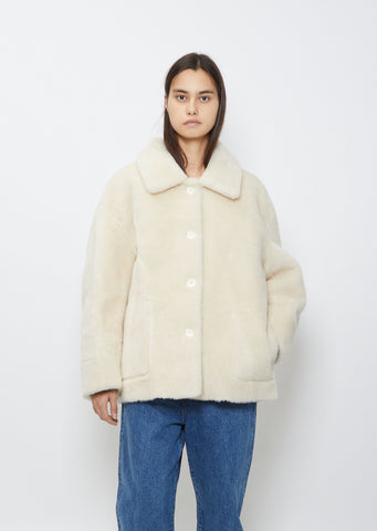 Reversible Shearling Coat