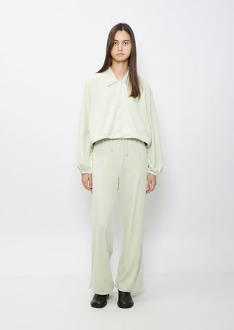 Velours Drawstring Pants
