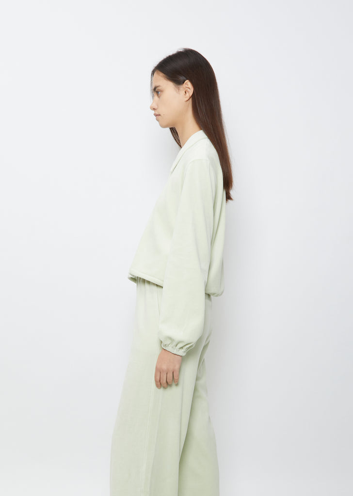 Velour Drawstring Blouson