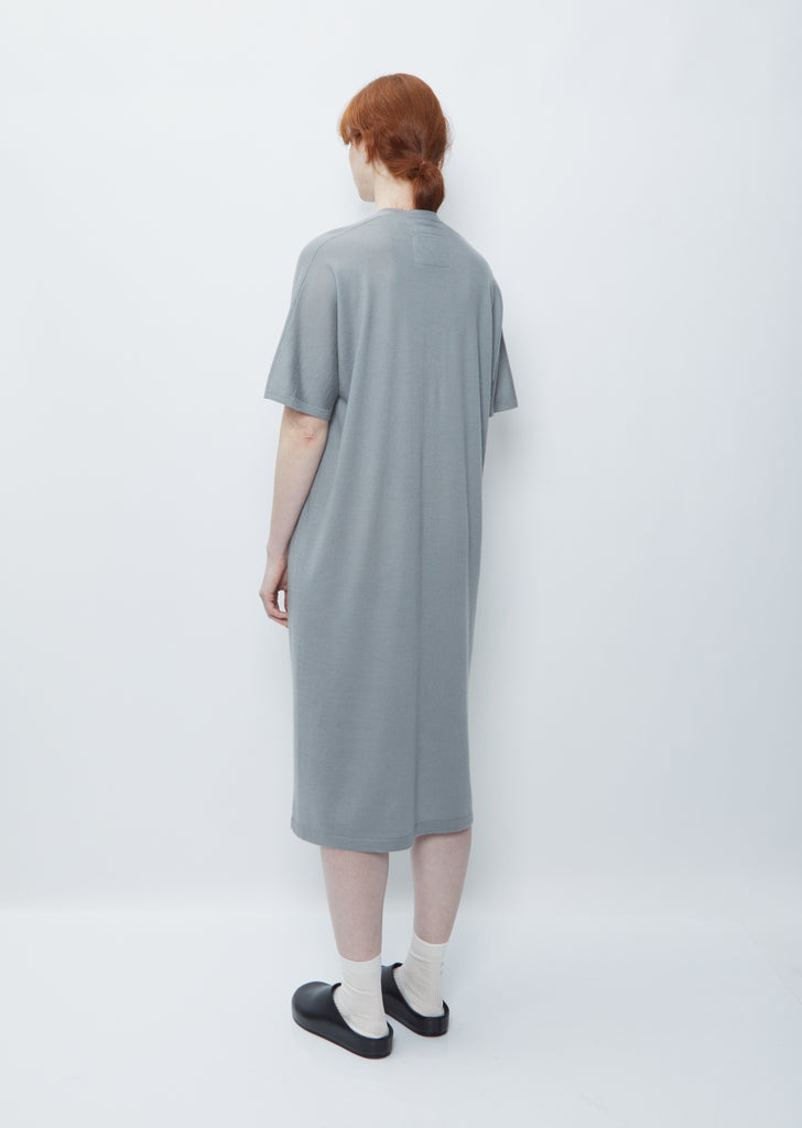 V-Neck Sweater Dress