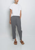 Punch Cropped Pant — Mid Grey