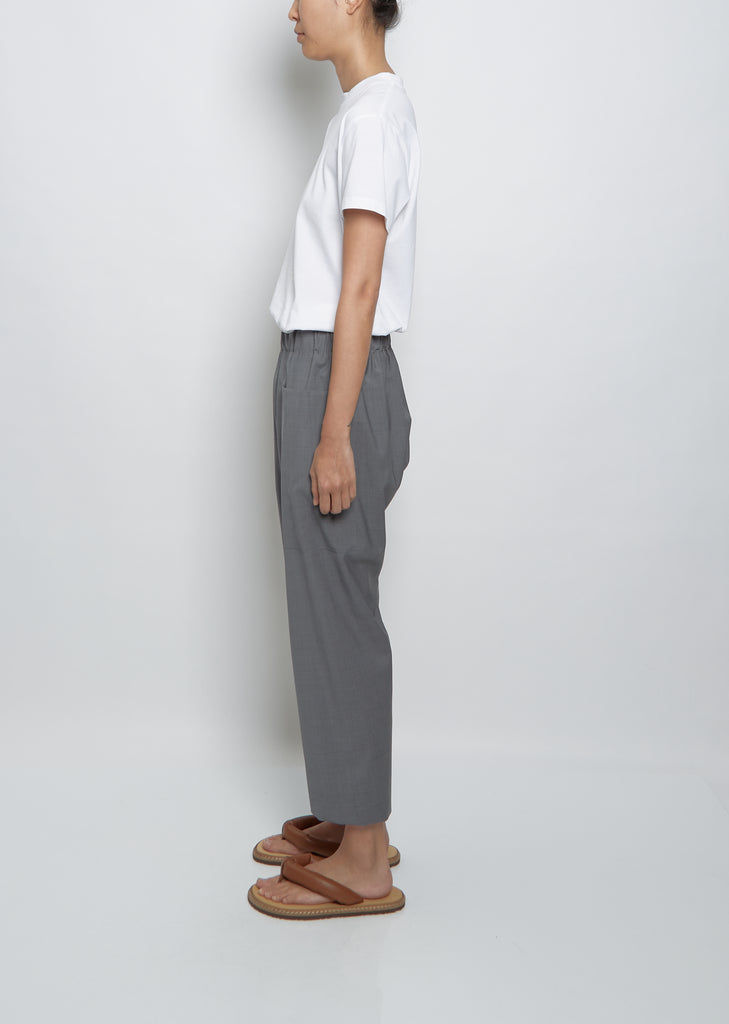 Punch Cropped Pant — Mid Grey
