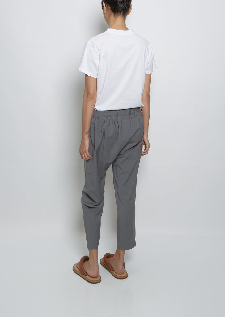 Punch Cropped Pant — Mid Grey