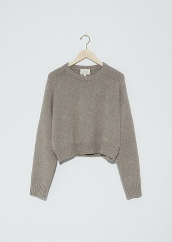 Bruzzi Oversized Sweater — Brown Melange