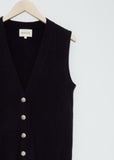 Tenggol Cashmere Cardigan — Black